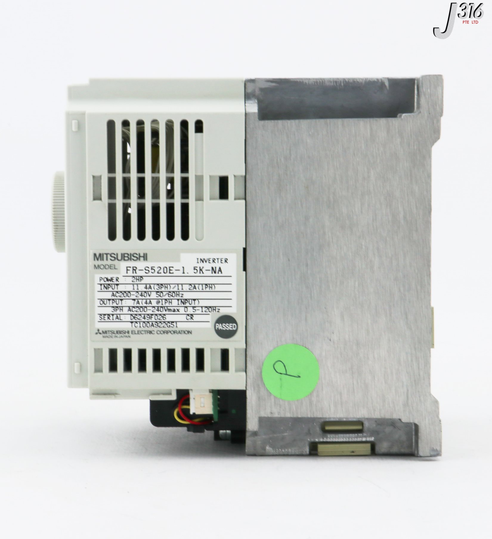 32942 MITSUBISHI TRANSISTORIZED INVERTER, 2HP FR-S520E-1.5K-NA | eBay